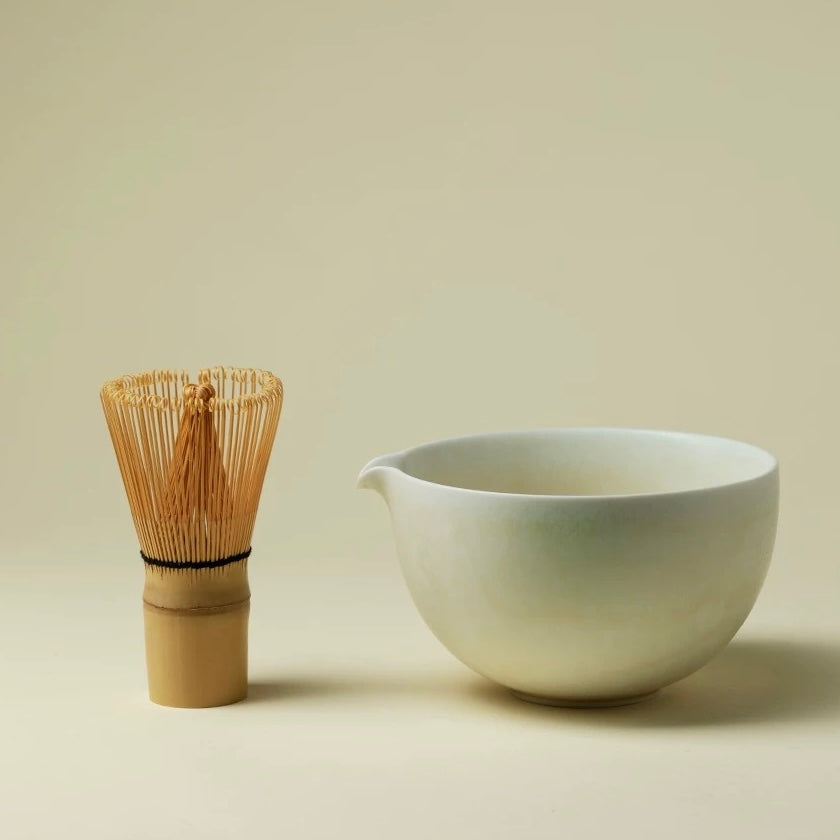 The Zen Sanctuary | Minimalist Japanese Matcha Ritual Bowl & Whisk Set