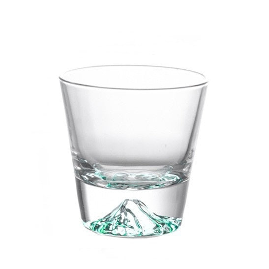 Handcrafted Edo Kiriko Mount Fuji Whisky Glass Set