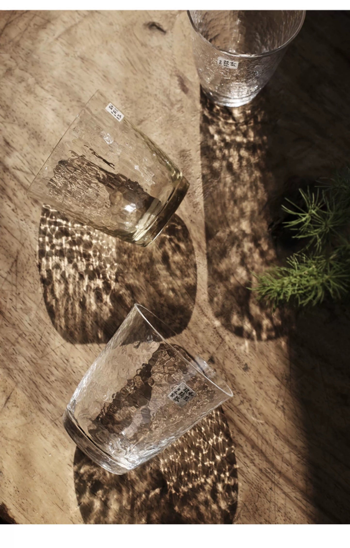 Toyo Sasaki Hammered Glass Collection