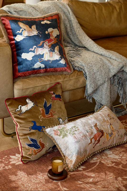 Ride Upon Dreams Artisan Cushion