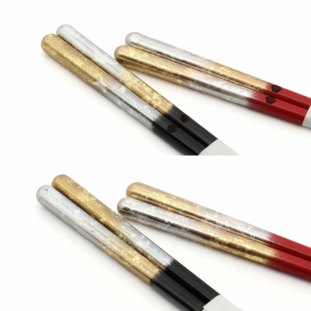 Senkaku Gold and Silver Chopsticks Wedding Gift Set