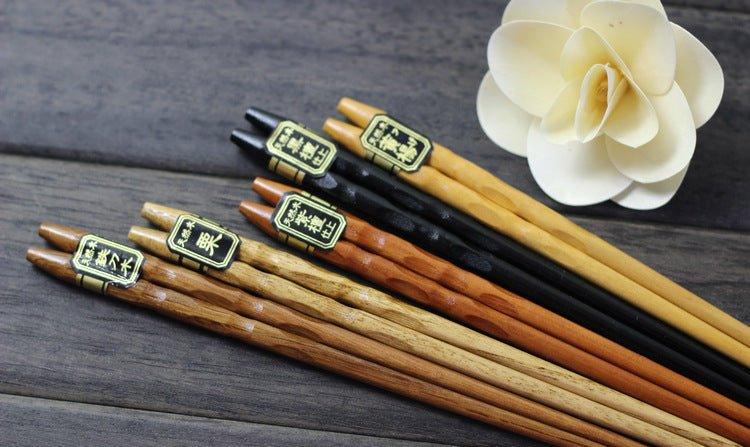 Multi-Colors Japanese Wooden Chopsticks Sets