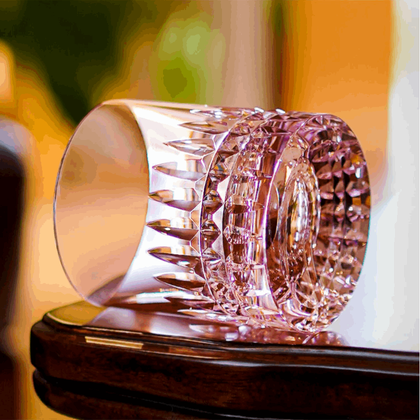 Edo Kiriko Crystal Royale Hand-Cut Whisky Glass