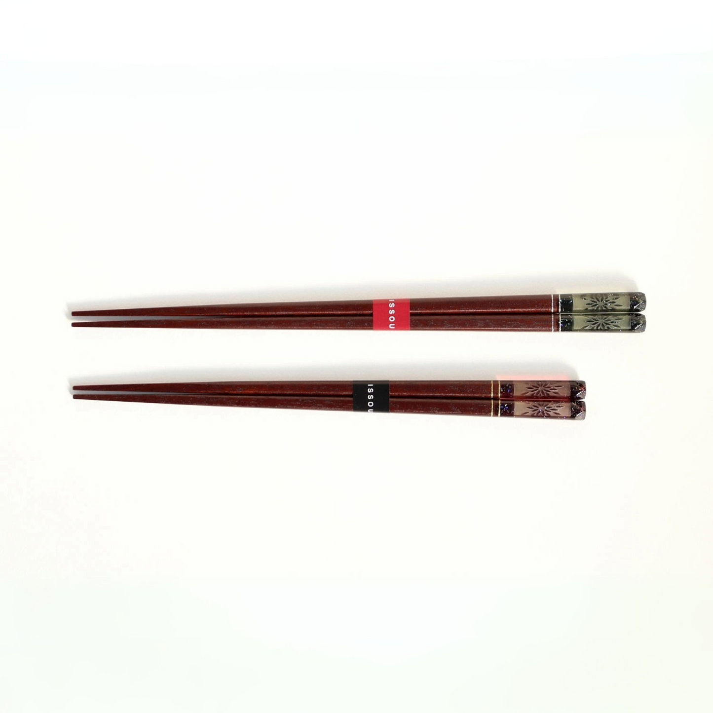 ISSOU Hanabi Japanese Handcrafted Wooden Chopsticks Wedding Gift Set