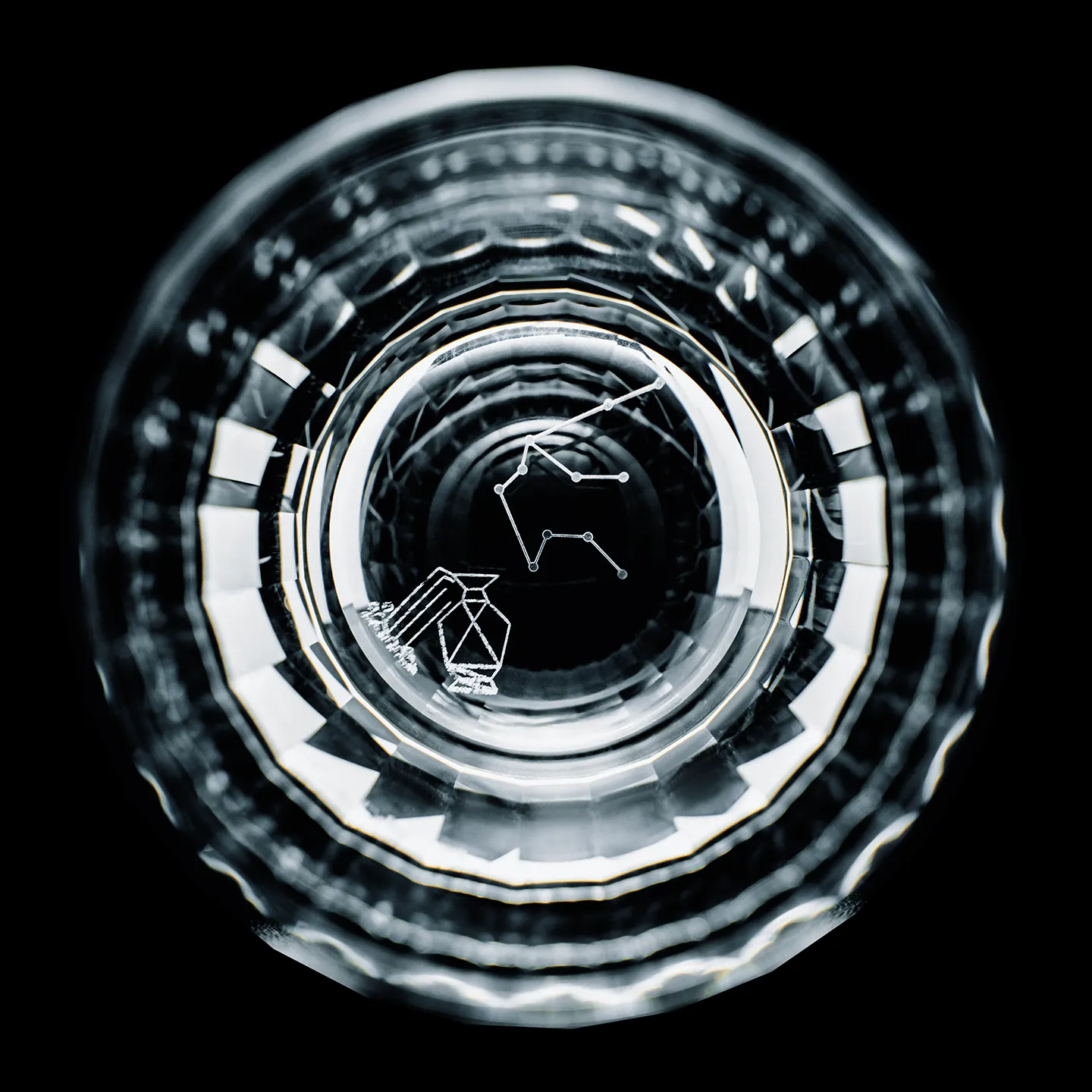 Edo Kiriko Zodiac Constellation Hand-Cut Whisky Glass
