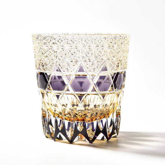 Edo Kiriko Fluorite Hand-Cut Whisky Glass