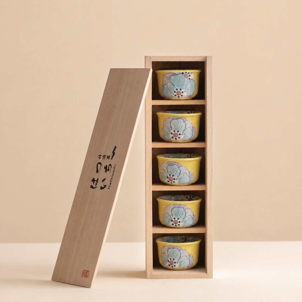 Hatsuichi Mino Ware Hana no Toki Tea Set Collection