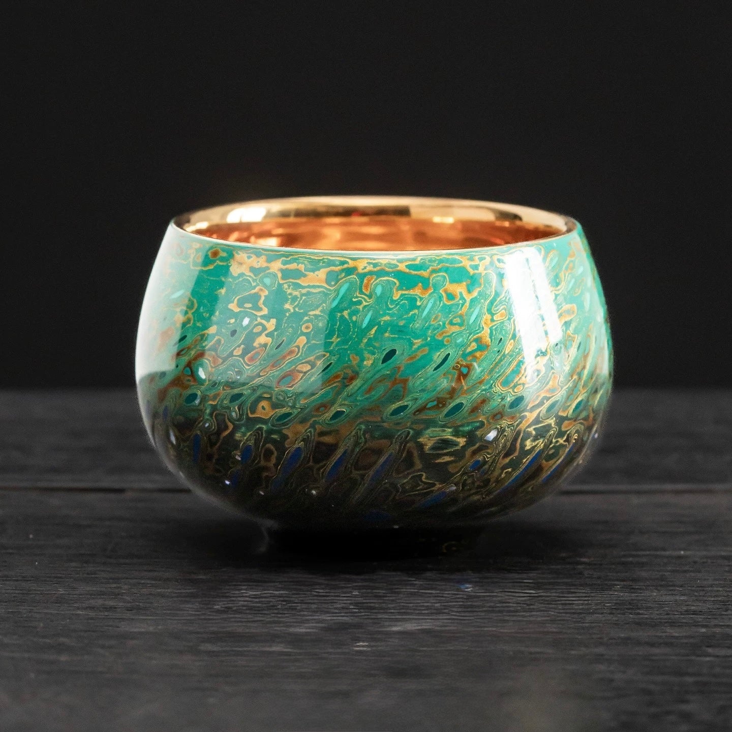 Midnight Radiance | Handcrafted Raden Lacquerware Master Cup