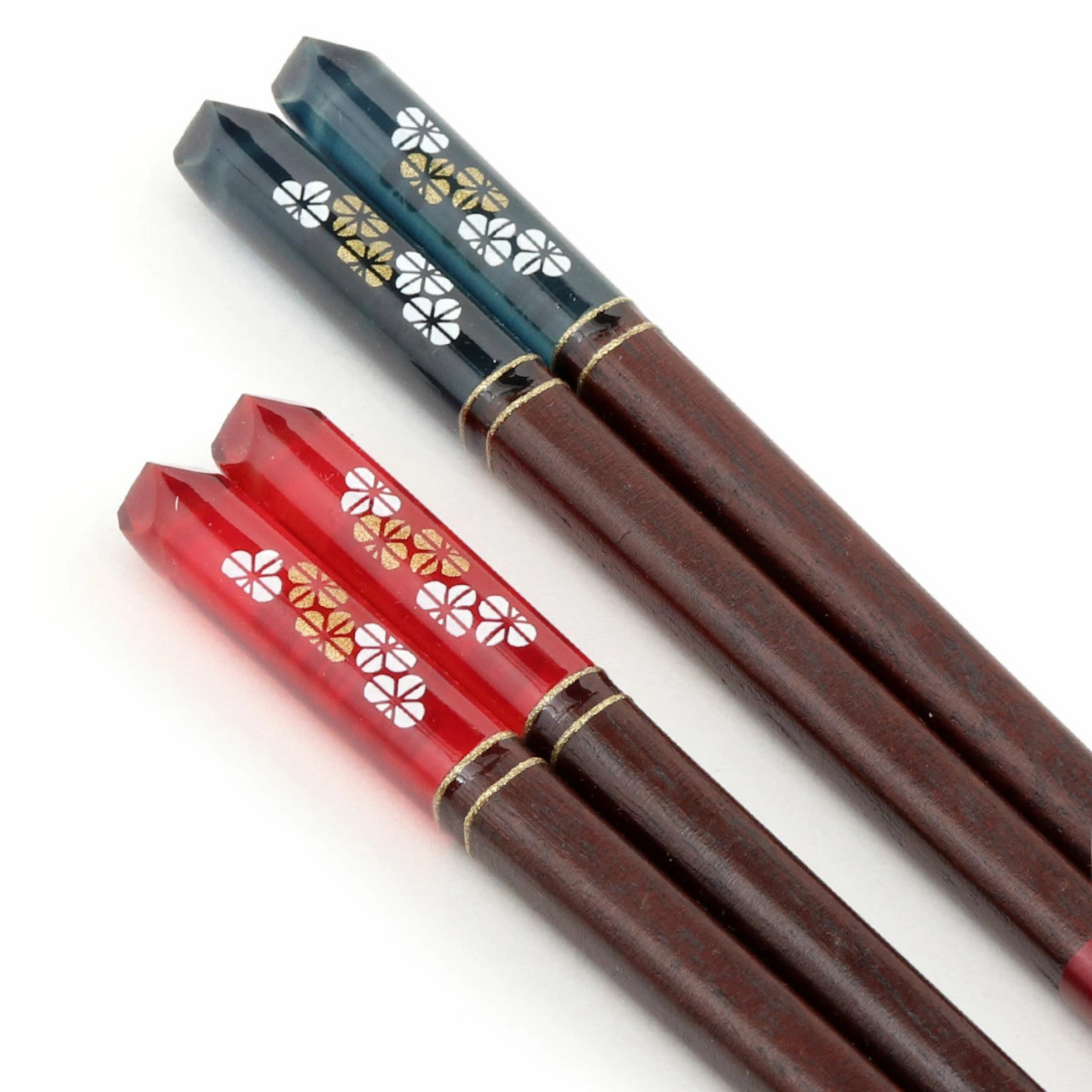 ISSOU Mankai Sakura Japanese Handcrafted Wooden Chopsticks Wedding Gift Set