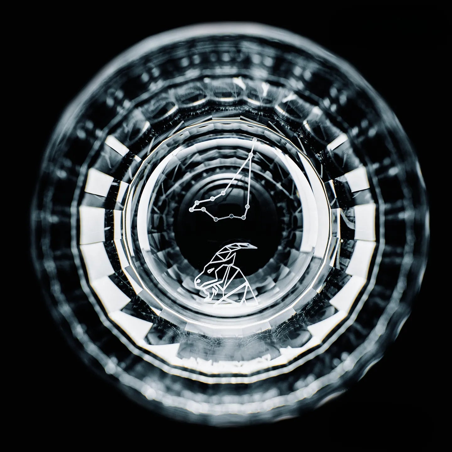 Edo Kiriko Zodiac Constellation Hand-Cut Whisky Glass