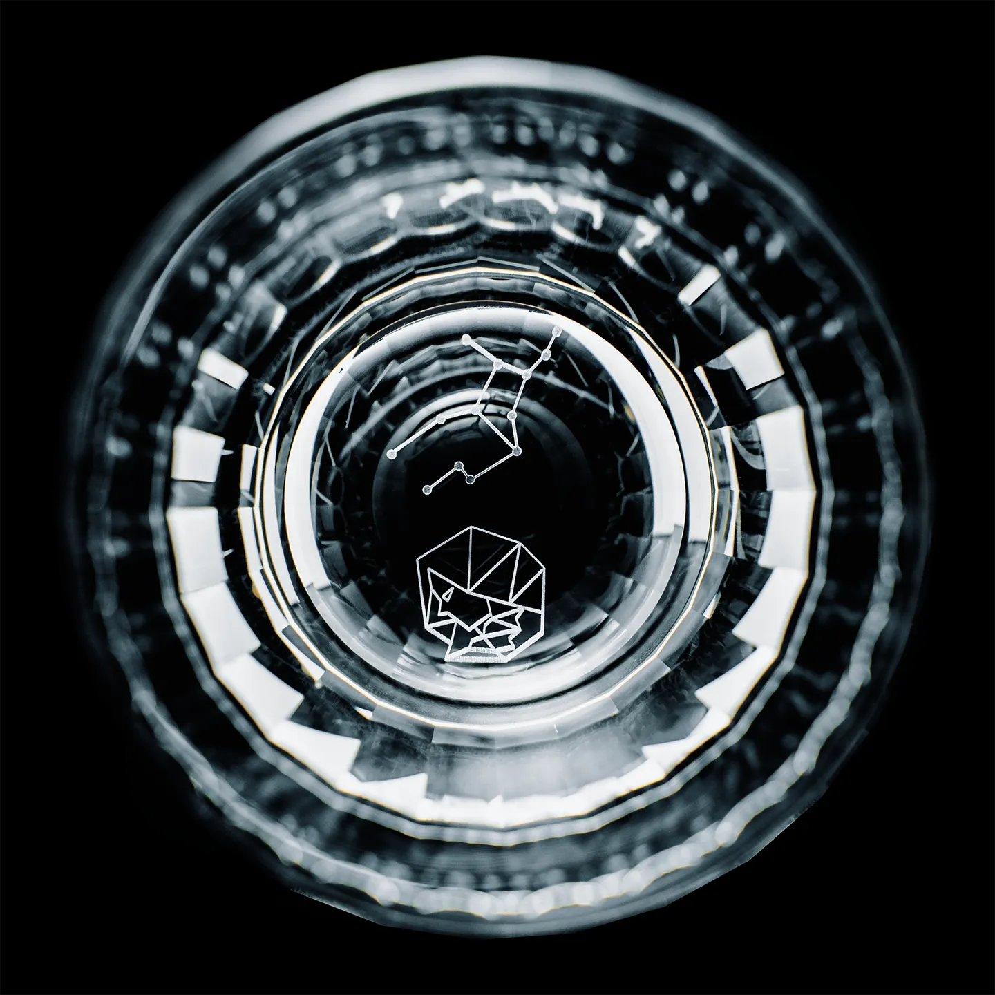 Edo Kiriko Zodiac Constellation Hand-Cut Whisky Glass