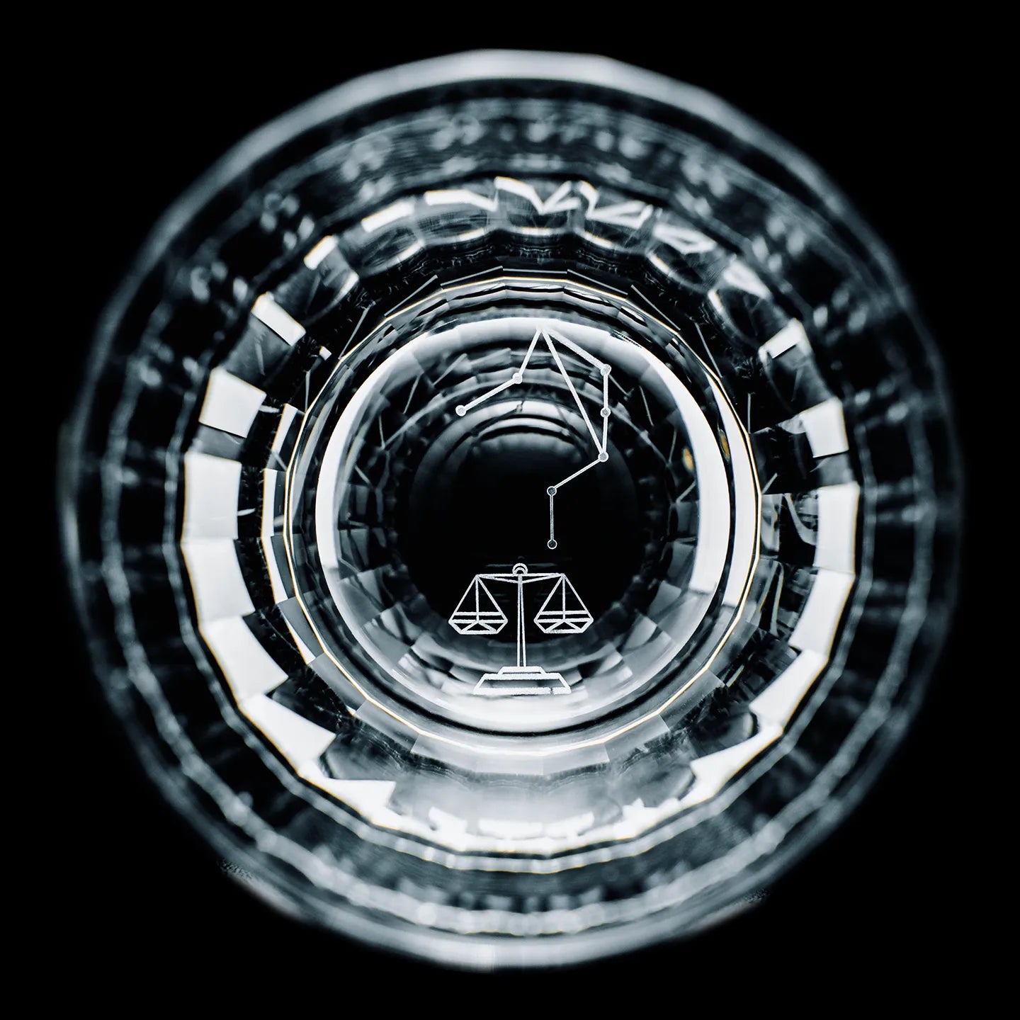 Edo Kiriko Zodiac Constellation Hand-Cut Whisky Glass