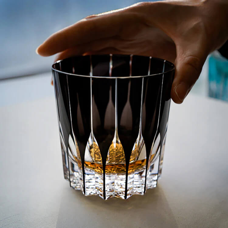 Edo Kiriko Black Comet Hand-Cut Whisky Glass
