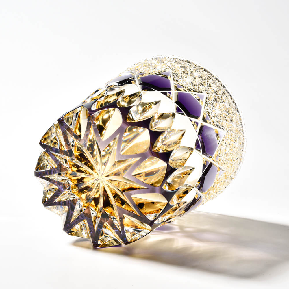 Edo Kiriko Fluorite Hand-Cut Whisky Glass
