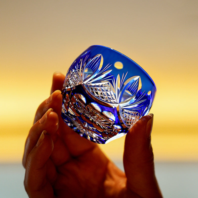Blue Chrysanthemum Handcrafted Tea Set