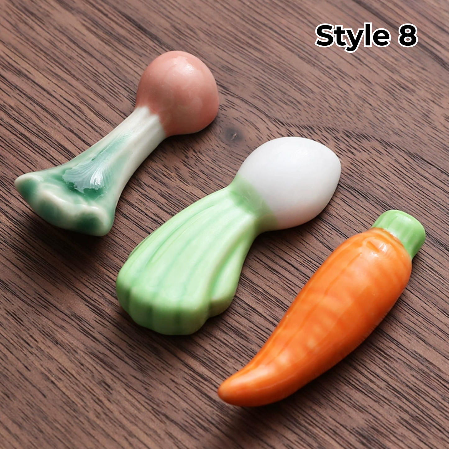 Animal & Fruit Handcrafted Ceramic Chopstick Rests Collection