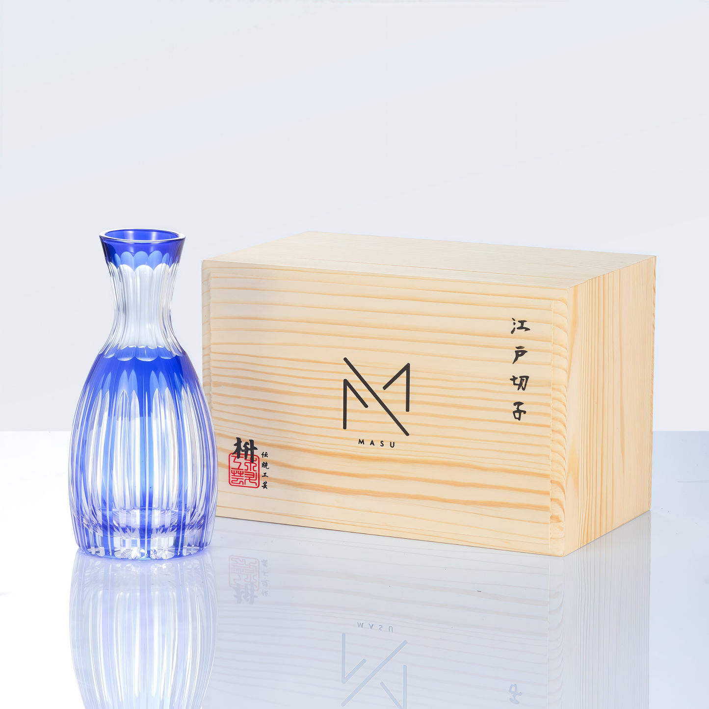 Edo Kiriko Handcrafted Komari Sake Collection