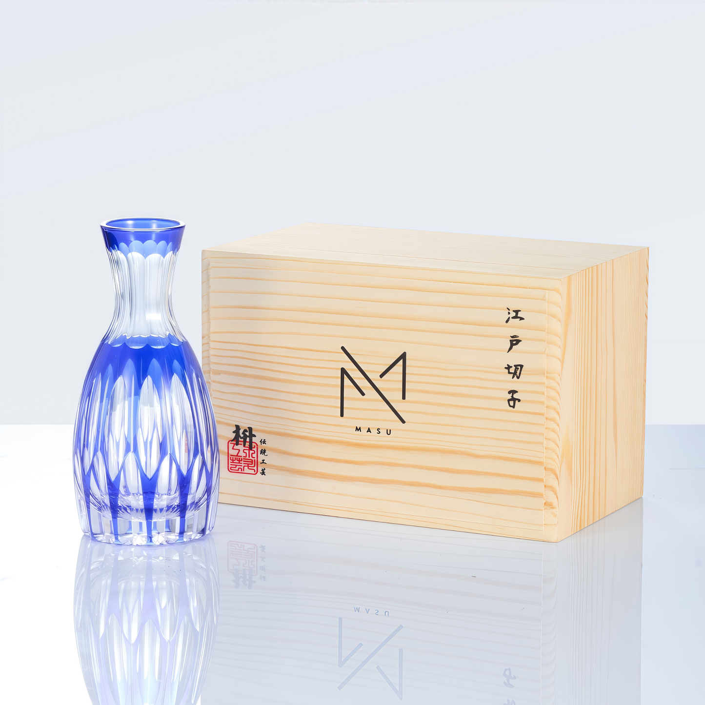 Edo Kiriko Handcrafted Komari Sake Collection