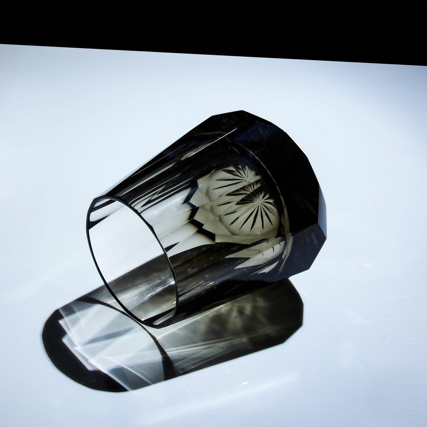 Edo Kiriko Kage-Hana Hand-Cut Whisky Glass