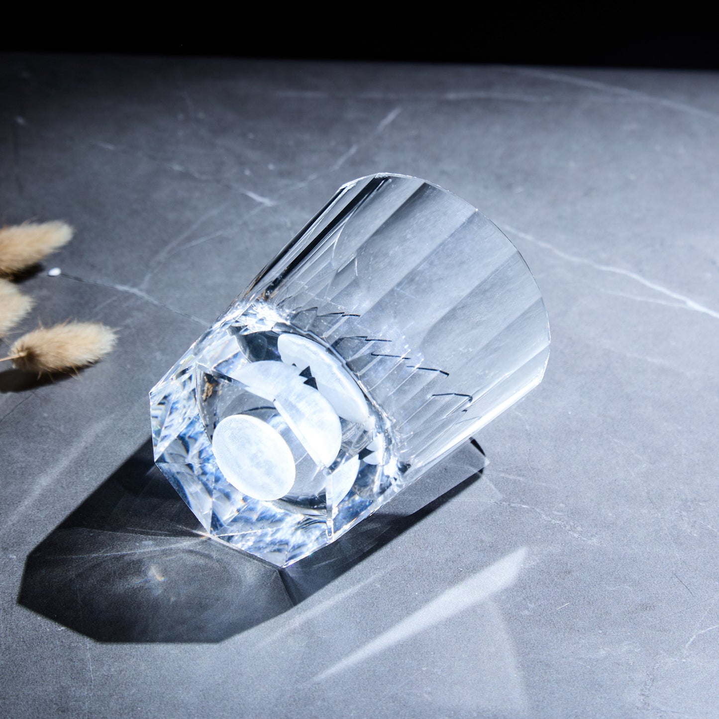Edo Kiriko Tsukikage Hand-Cut Whisky Glass