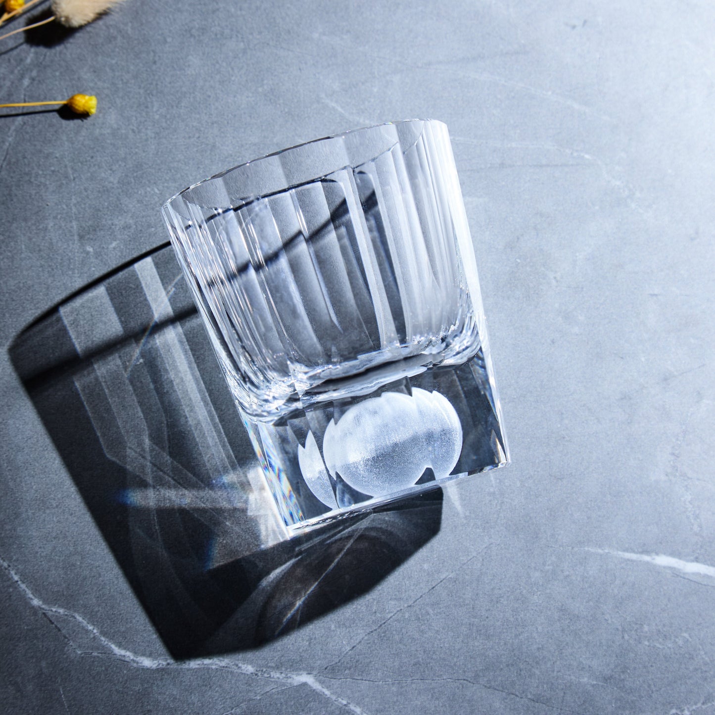 Edo Kiriko Tsukikage Hand-Cut Whisky Glass