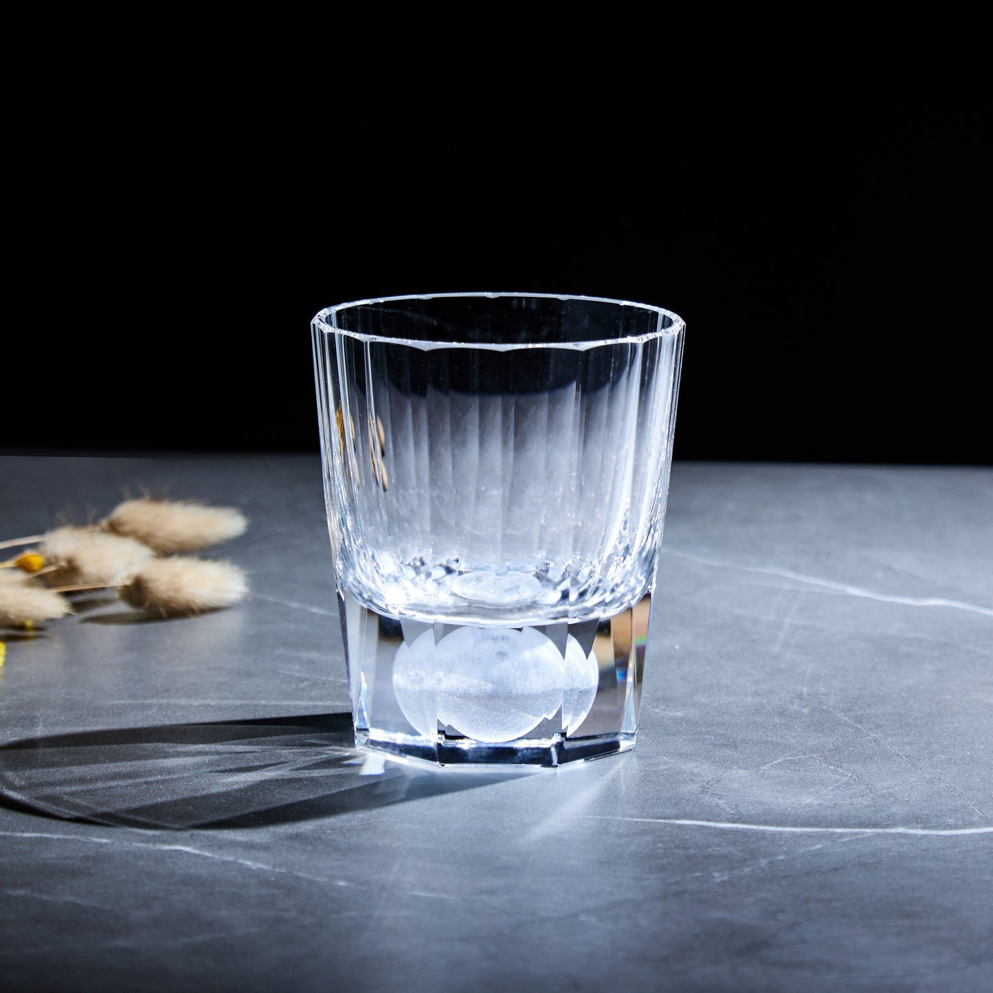 Edo Kiriko Tsukikage Hand-Cut Whisky Glass
