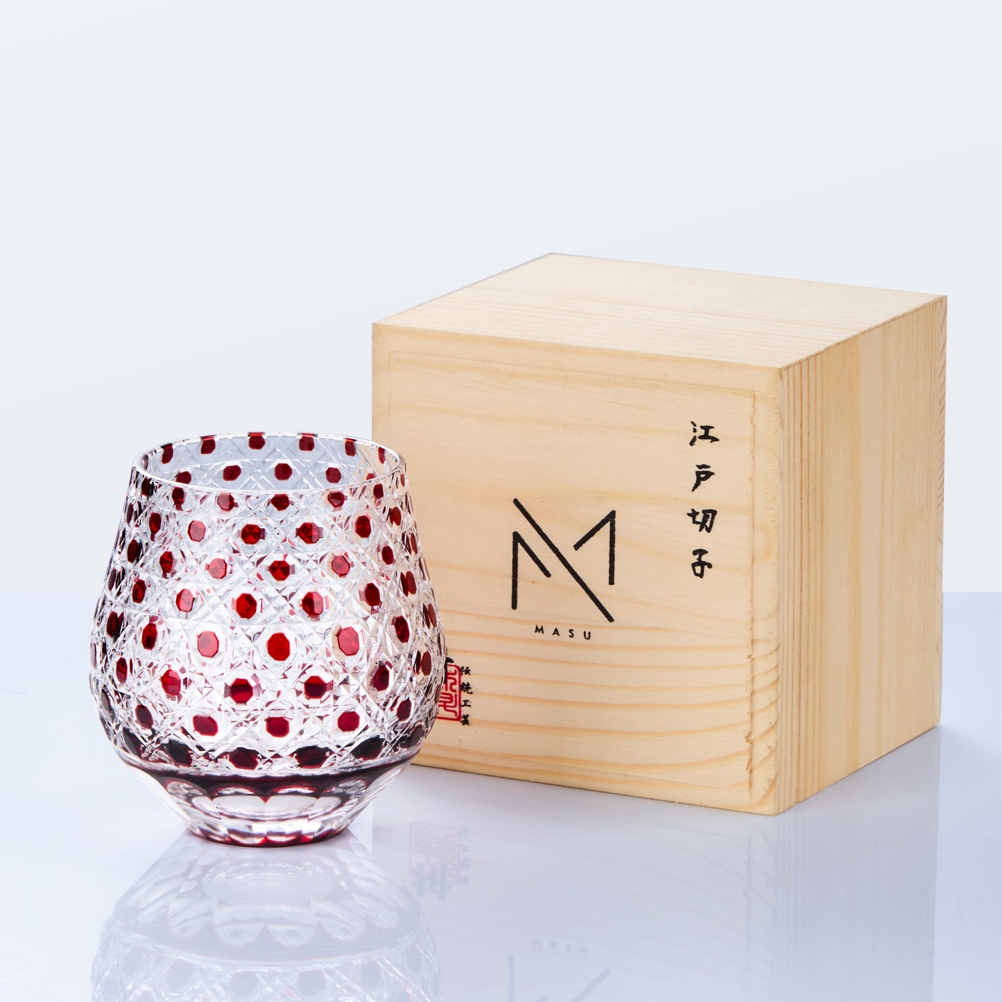 Edo Kiriko Handcrafted Tama no Hikari Whisky Glass Collection