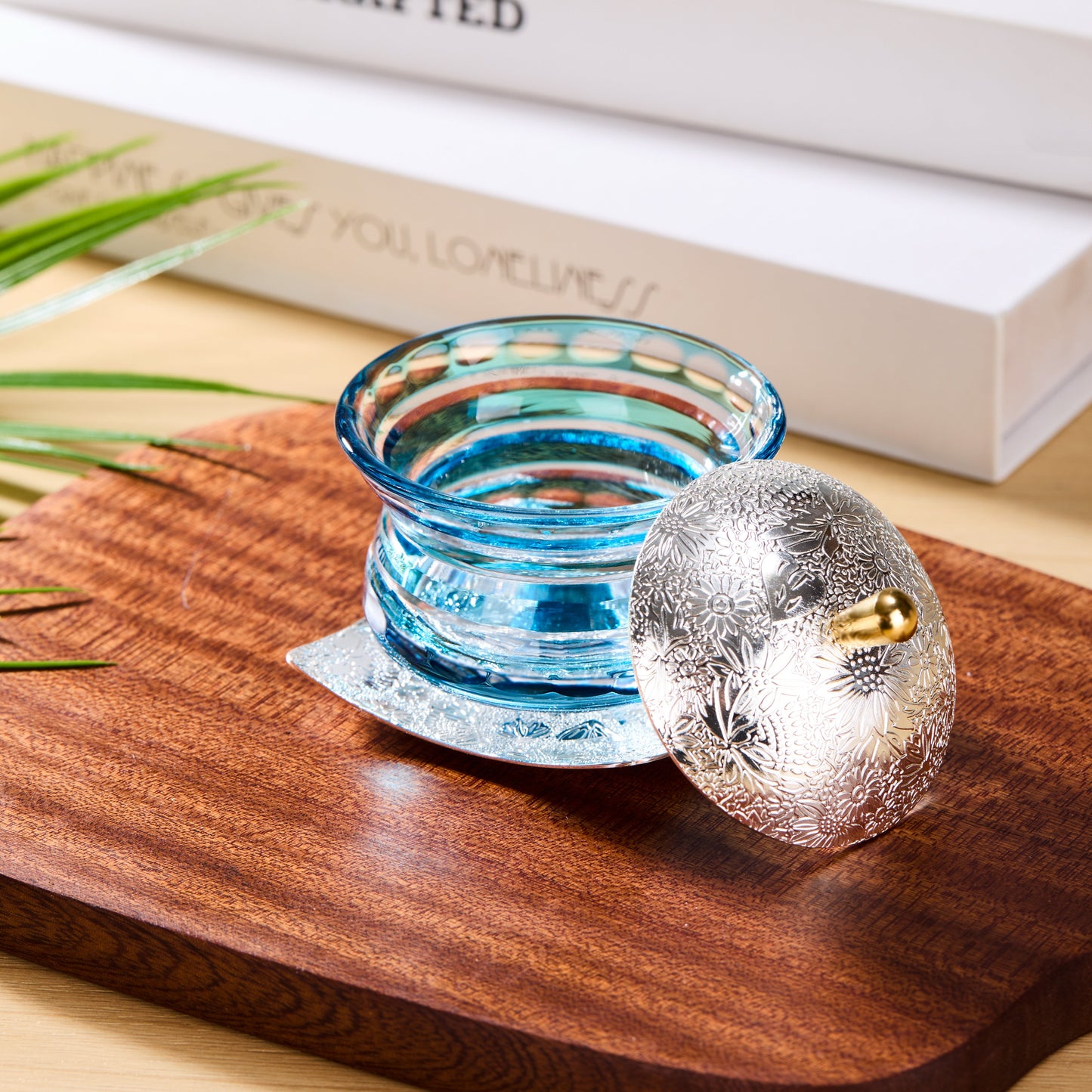 Edo Kiriko Chimi Washokki Lidded Glassware Collection
