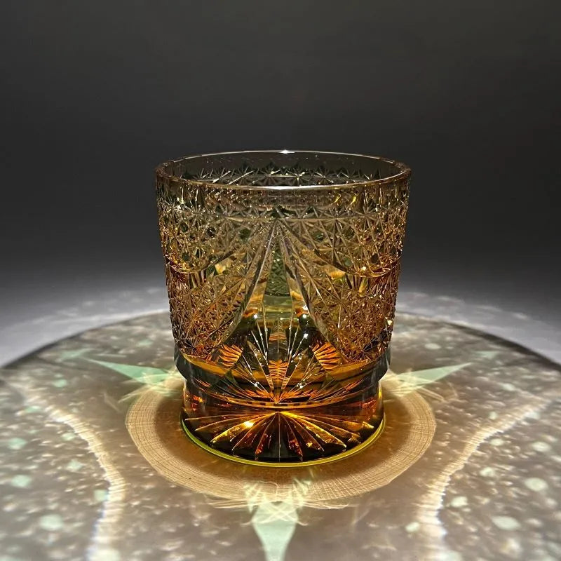 Edo Kiriko Sparkling Galaxy Hand-Cut Whisky Glass