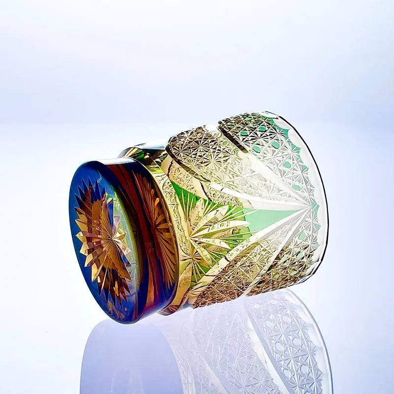Edo Kiriko Sparkling Galaxy Hand-Cut Whisky Glass