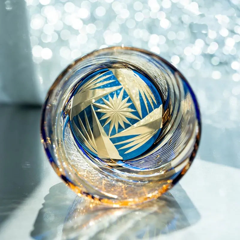Edo Kiriko Starlight (Hoshi) Hand-Cut Whisky Glass