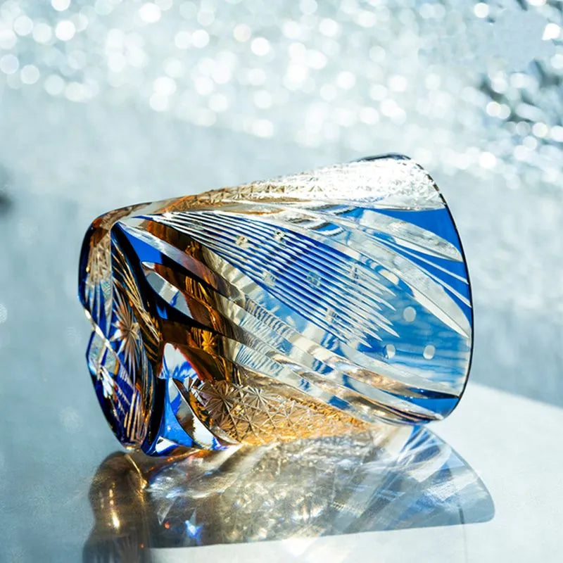 Edo Kiriko Starlight (Hoshi) Hand-Cut Whisky Glass