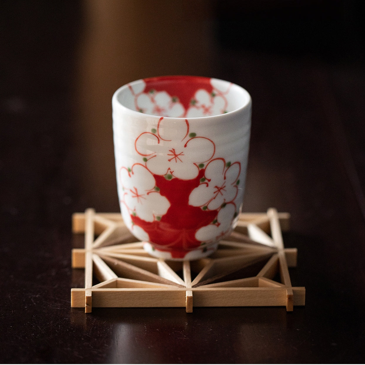Hasami Ware Handcrafted Hana Miyabi Sakura Couple Teacup Pair