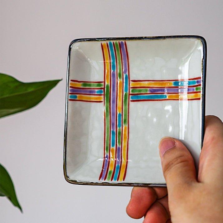 Japanese Handcrafted Ceramic Appetizer Plates