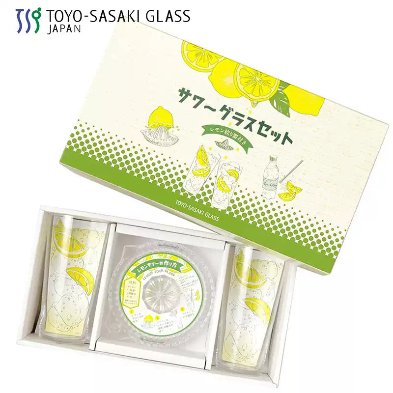 Toyo-Sasaki Handcrafted Juicer Glass Set of Two