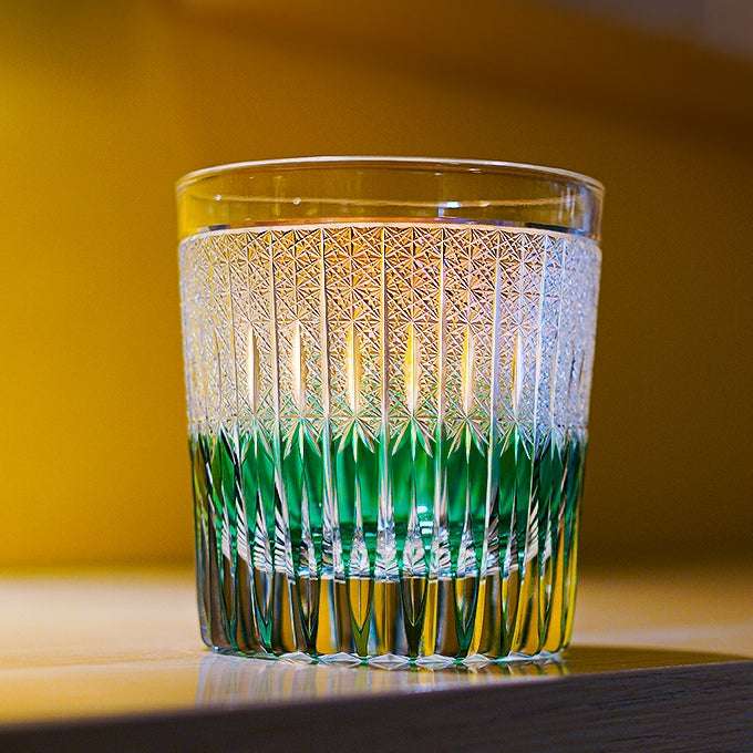 Edo Kiriko Stellar Nexus Hand-Cut Whisky Glass