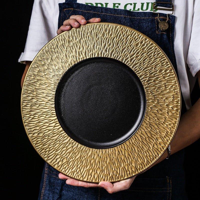 Matte Ceramic Steak Serving Plates