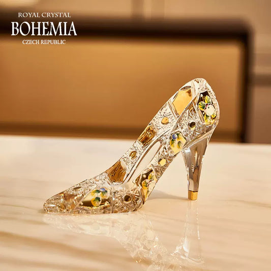 Bohemia Enchanted Cinderella Crystal Slipper Ornament