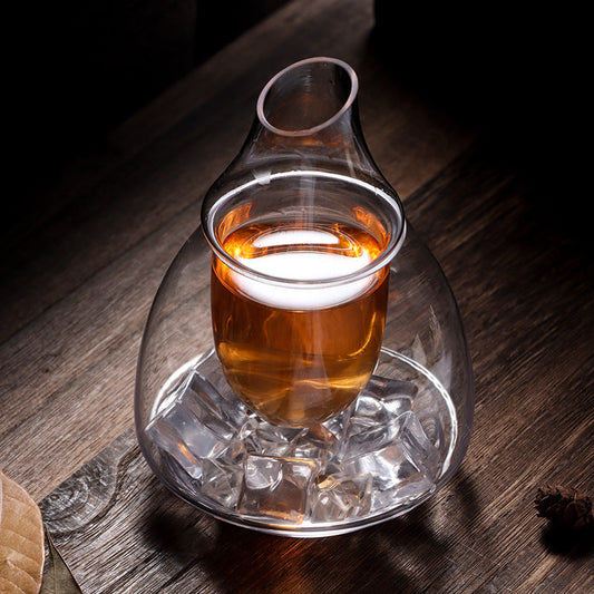 Two-Tier Spirit Glass Decanter