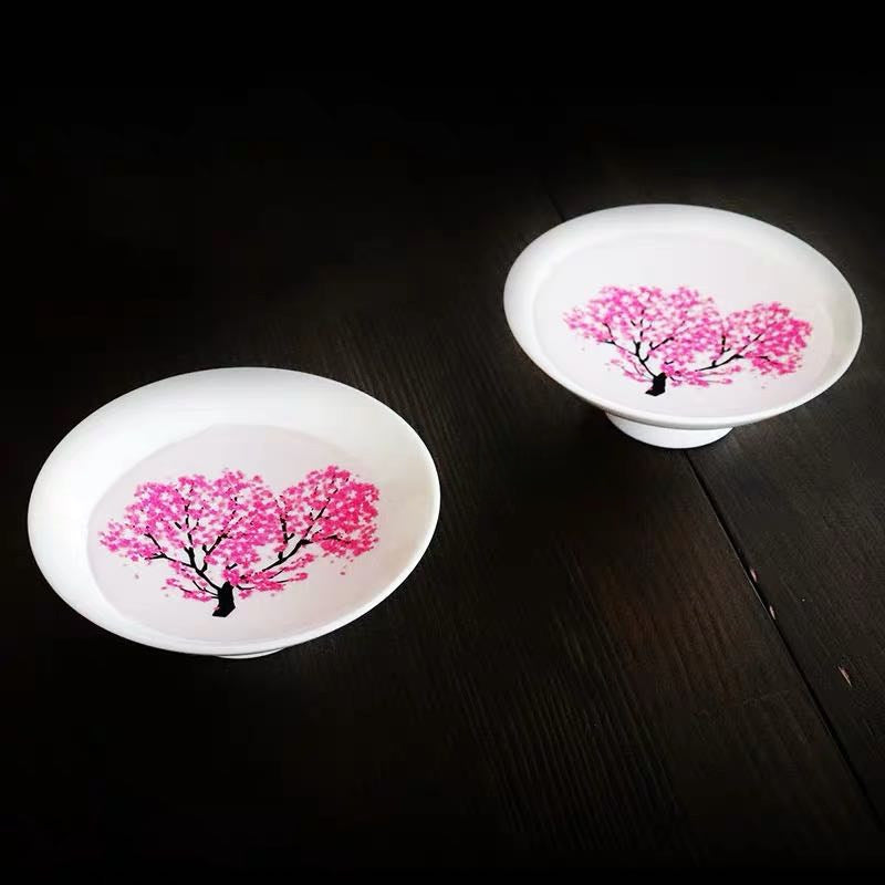 Mino Ware Thermochromic Cold Bloom Sakura Sake Cup Set