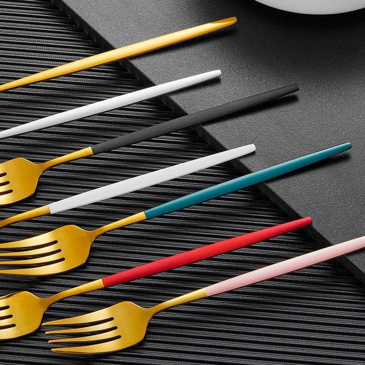 Stainless Steel Pointed Handle Utensil Gift Sets (Chopsticks Edition)