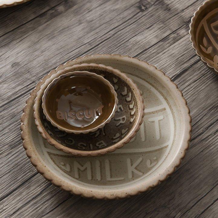 Japanese Butter Biscuit Series Ceramic Tablewares
