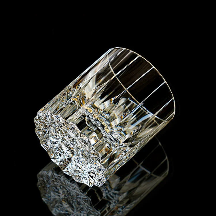 Edo Kiriko Multi-Color Edition Dazzling Whisky Glass - Handcrafted Japanese Artistry