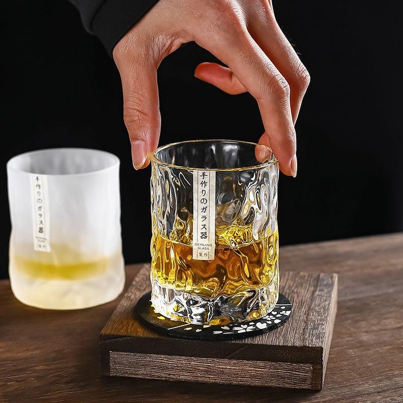Edo Kiriko Handcrafted Glacier Whisky Glasses – A Pristine Landscape in Crystal