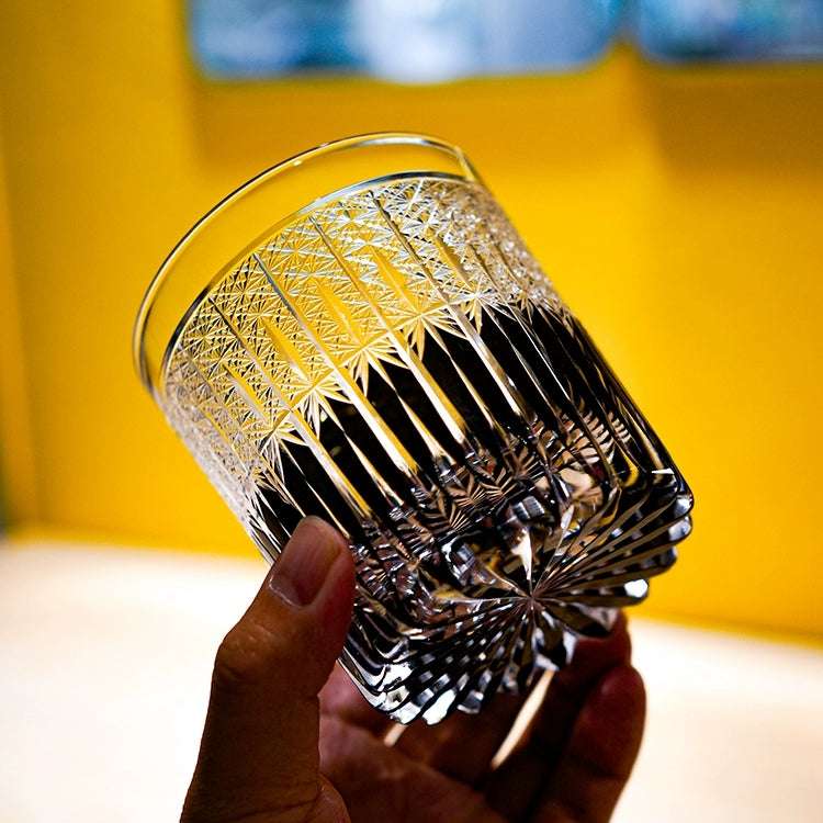 Edo Kiriko Stellar Nexus Hand-Cut Whisky Glass