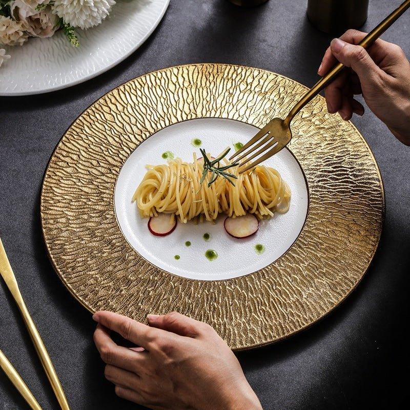 Matte Ceramic Steak Serving Plates