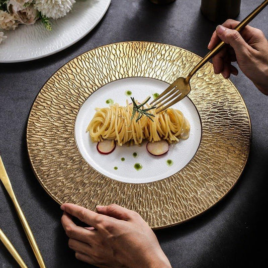 Matte Ceramic Steak Serving Plates