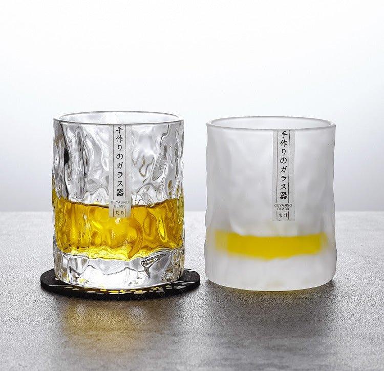 Edo Kiriko Handcrafted Glacier Whisky Glasses – A Pristine Landscape in Crystal