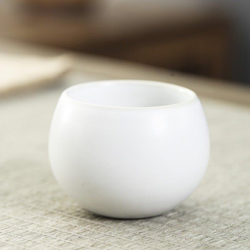 Oriental Five Great Kilns Handcrafted Ceramic Rounded Tea Cup Set of 5 – A Legacy of Porcelain Art