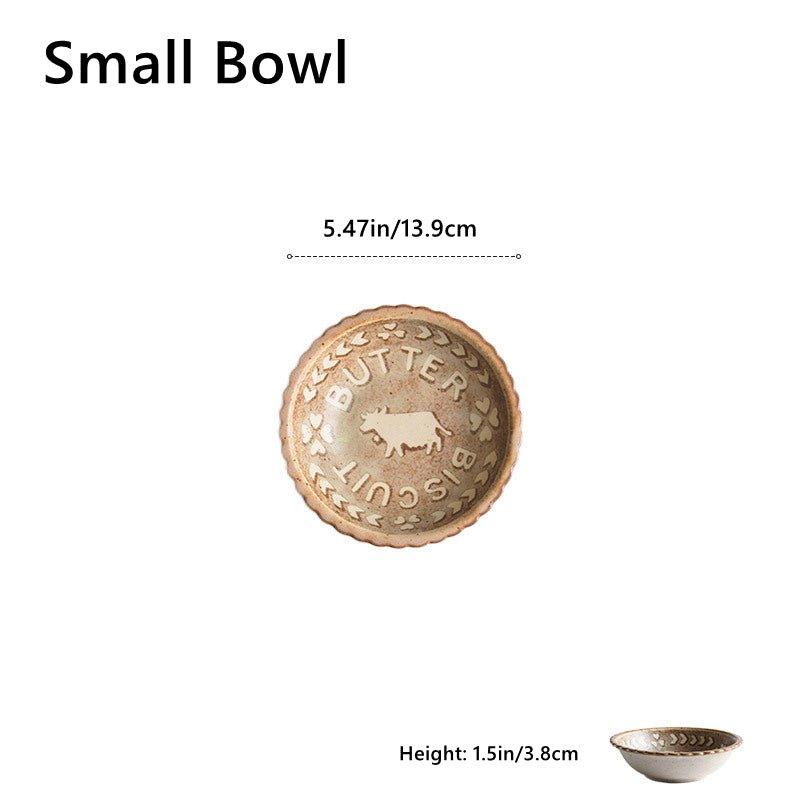 Japanese Butter Biscuit Series Ceramic Tablewares